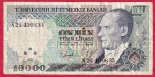 Turecko - 10.000 Lirasi 1970