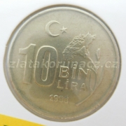 Turecko - 10 bin lira 1998