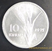 Turecko - 10 kurus 1975