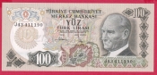 Turecko - 100 Lira 1970  (1972)
