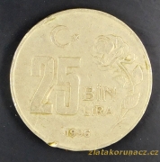 Turecko - 25 bin lira 1996