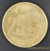 Turecko - 25 bin lira 1997