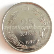 Turecko - 25 kurus 1977