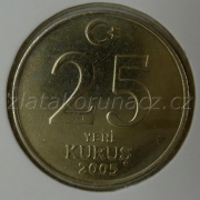 Turecko - 25 kurus 2005