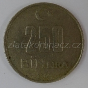 Turecko - 250 bin lira 2002