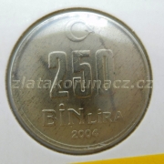 Turecko - 250 bin lira 2004