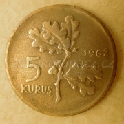 Turecko - 5 kurus 1962