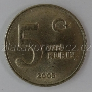 Turecko - 5 kurus 2005