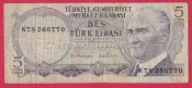 Turecko - 5 Lira 1970 (1976)