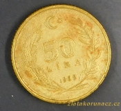 Turecko - 50 lira 1989