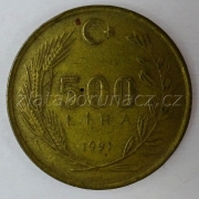 Turecko - 500 lira 1991