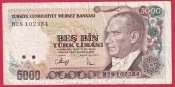 Turecko - 5000 Lira 1970