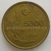 Turecko - 5000 lira 1996