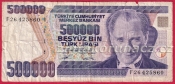 Turecko - 500000 lirasi 1970
