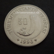 Turkmenistan- 50 teňňe 1993