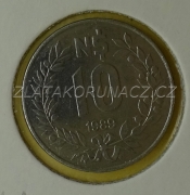 Uruguay - 10 nuevos pesos 1989