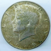 USA - 1/2 dollar 1969 D
