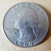 USA - 1/4 dollar 1969 D