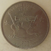 USA - Tennessee 1/4 dollar 2002 D