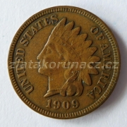 USA - 1 cent 1909 jiný typ