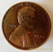 USA - 1 cent 1974