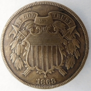 USA - 2 cent 1868