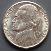 USA - 5 cent 1983 D