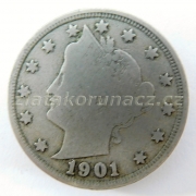 USA - 5 cents 1901