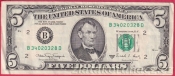 USA - 5 Dollars 1988 