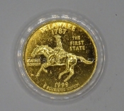 USA - Delaware - 1/4 dollar - 1999 D zlacený