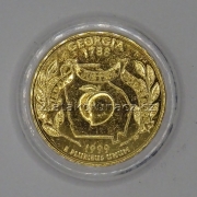 USA - Georgia - 1/4 dollar - 1999 P zlacený