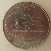 USA - Indiana - 1/4 dollar 2002 P