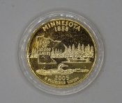 USA  - Minesota - 1/4 dollar 2005 D zlacený