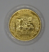 USA - Nevada - 1/4 dollar P zlacený
