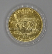 USA - Tennessee 1/4 dollar 2002 D zlacený