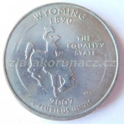USA - Wyoming - 1/4 dollar 2007 P
