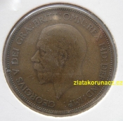 Anglie - 1 penny 1936