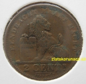 Belgie - 2 centimes 1910 Belgen