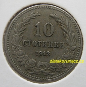 Bulharsko - 10 stotinki 1913