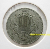 USA - 5 cents 1868