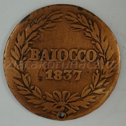 Vatikán -  Baiocco 1837