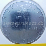 Vatikán - 100 lire 1958