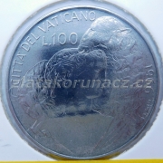 Vatikán - 100 lire 1973