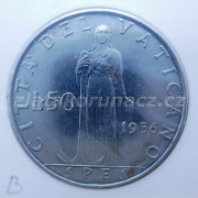 Vatikán - 50 lire 1956