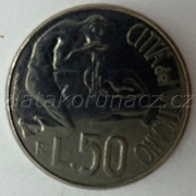 Vatikán - 50 lire 1991
