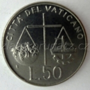 Vatikán - 50 lire 1992