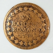 Vatikán - Baiocco 1758