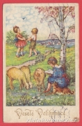 Děti a ovečky
