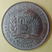 Venezuela - 2 bolívares 1967