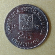 Venezuela - 25 centimos 1977